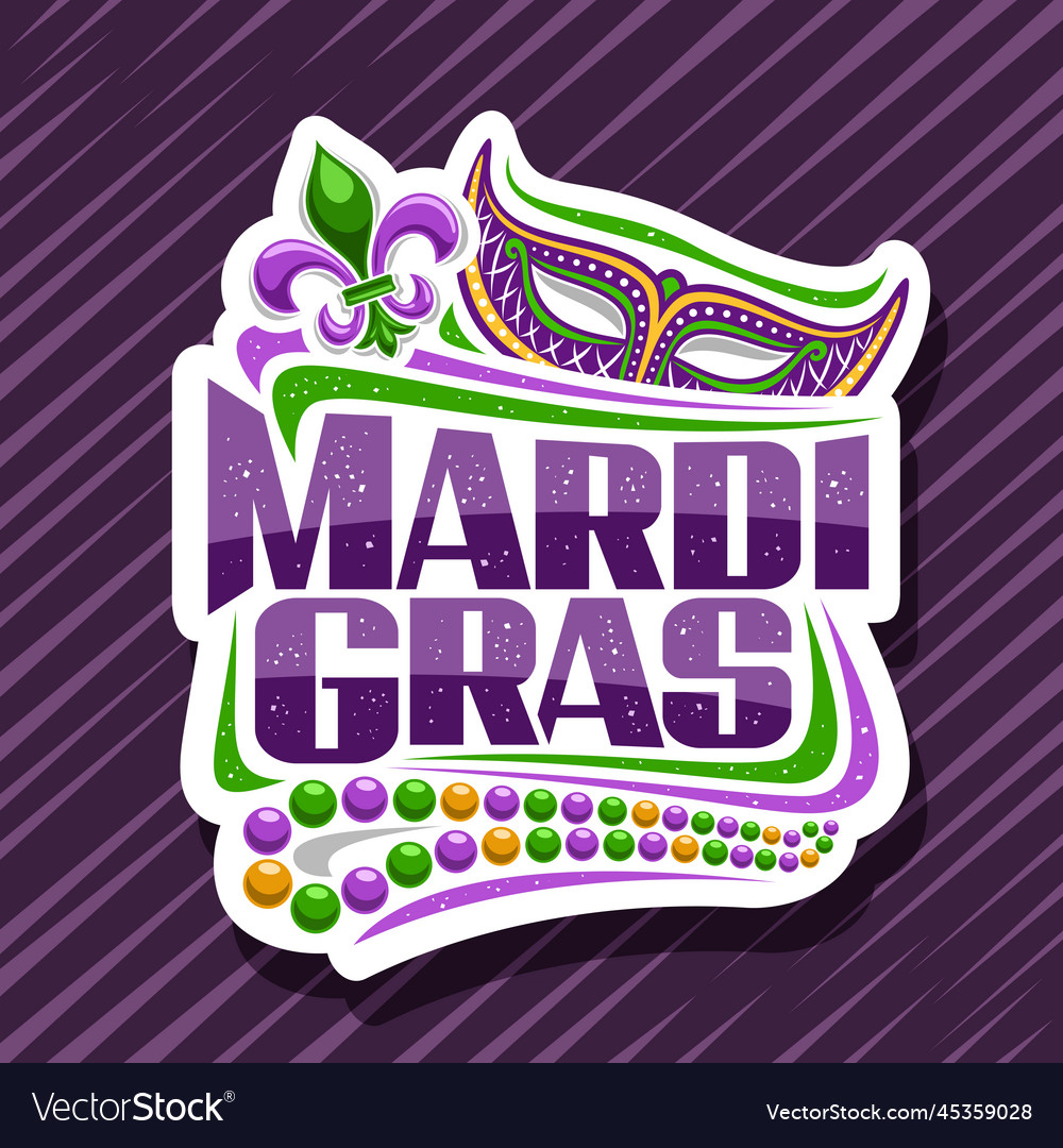 Logo for mardi gras