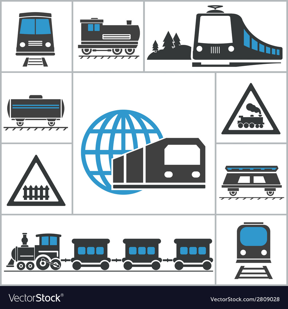 Railway Royalty Free Vector Image Vectorstock Railway Royalty Free Vector Image Vectorstock