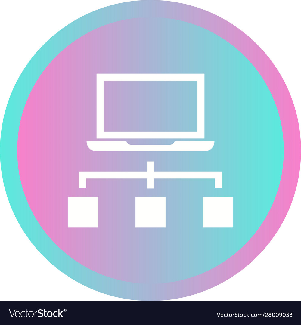 Beautiful database glyph icon Royalty Free Vector Image