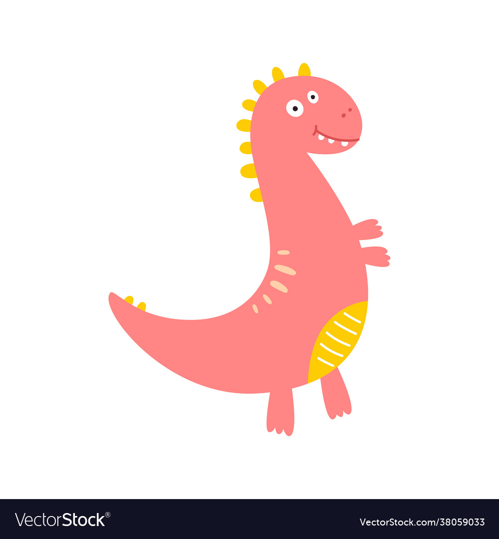 Cute dino Royalty Free Vector Image - VectorStock