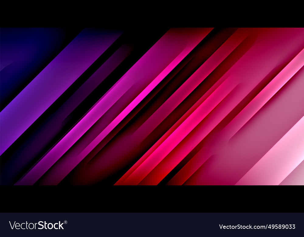 Dynamic bright colorful lines shadow style