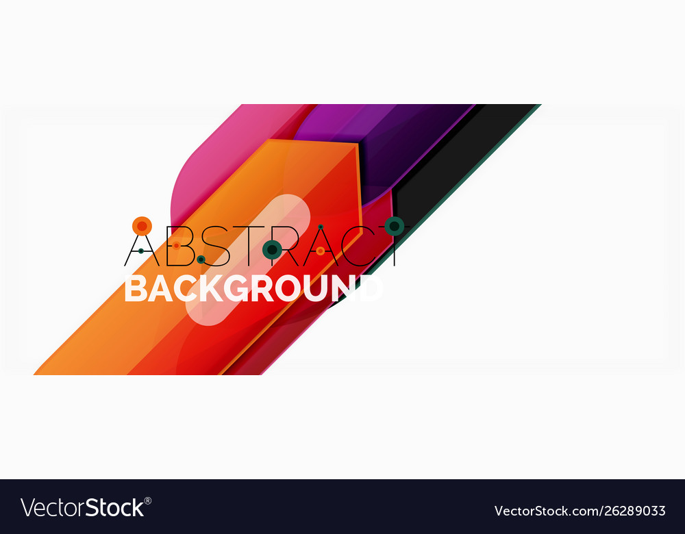 Geometric abstract background dynamic shapes Vector Image