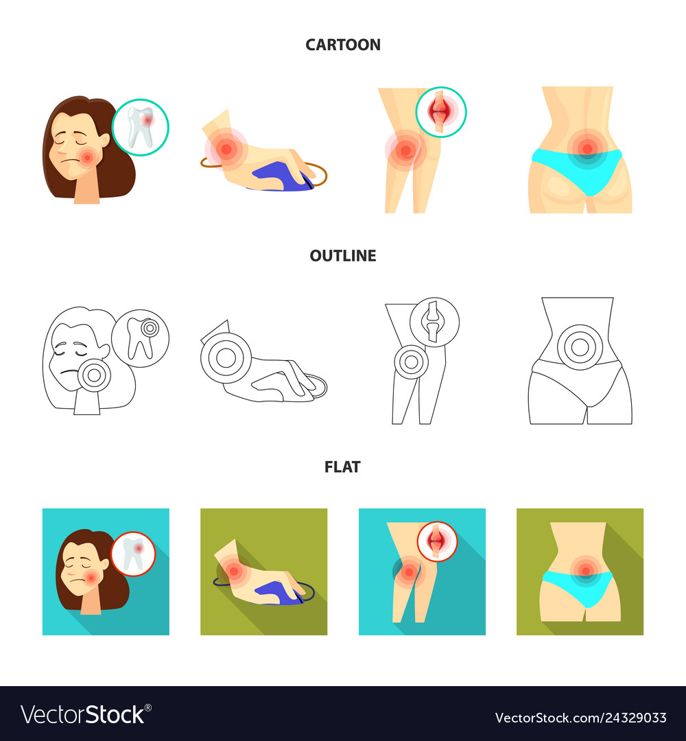 Isolated object of hospital and rendering symbol vector image Isolated object of hospital and rendering symbol