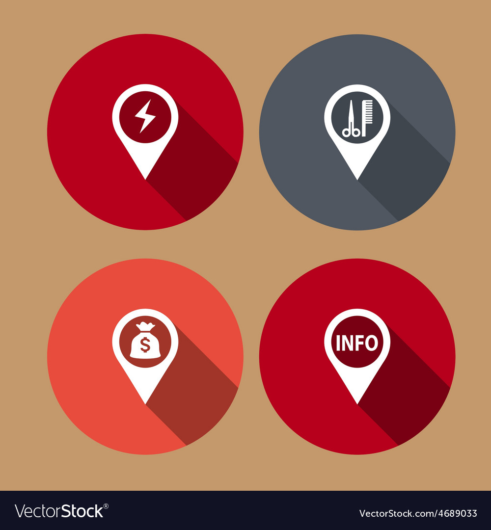 Navigation pointers of map
