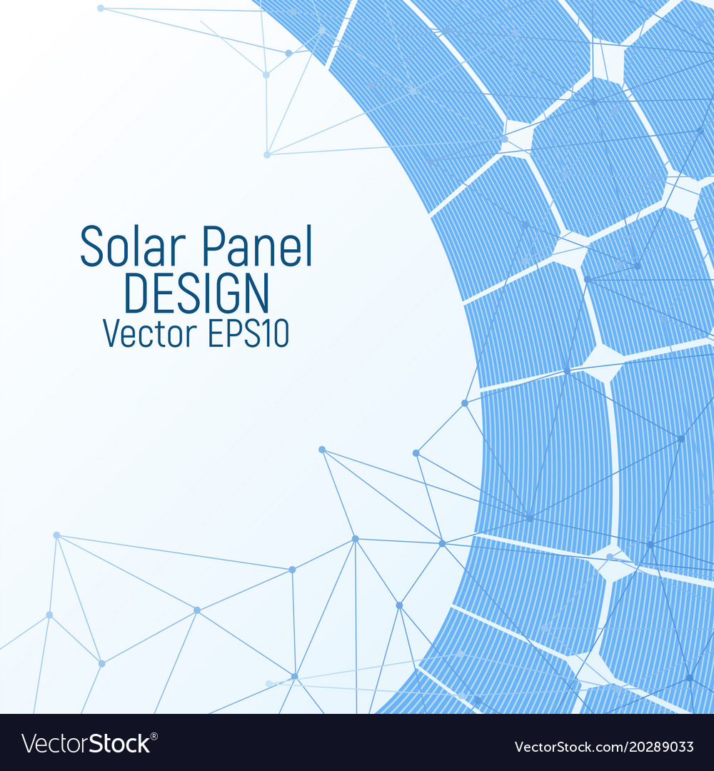 Solar panel renewable energy resources Royalty Free Vector