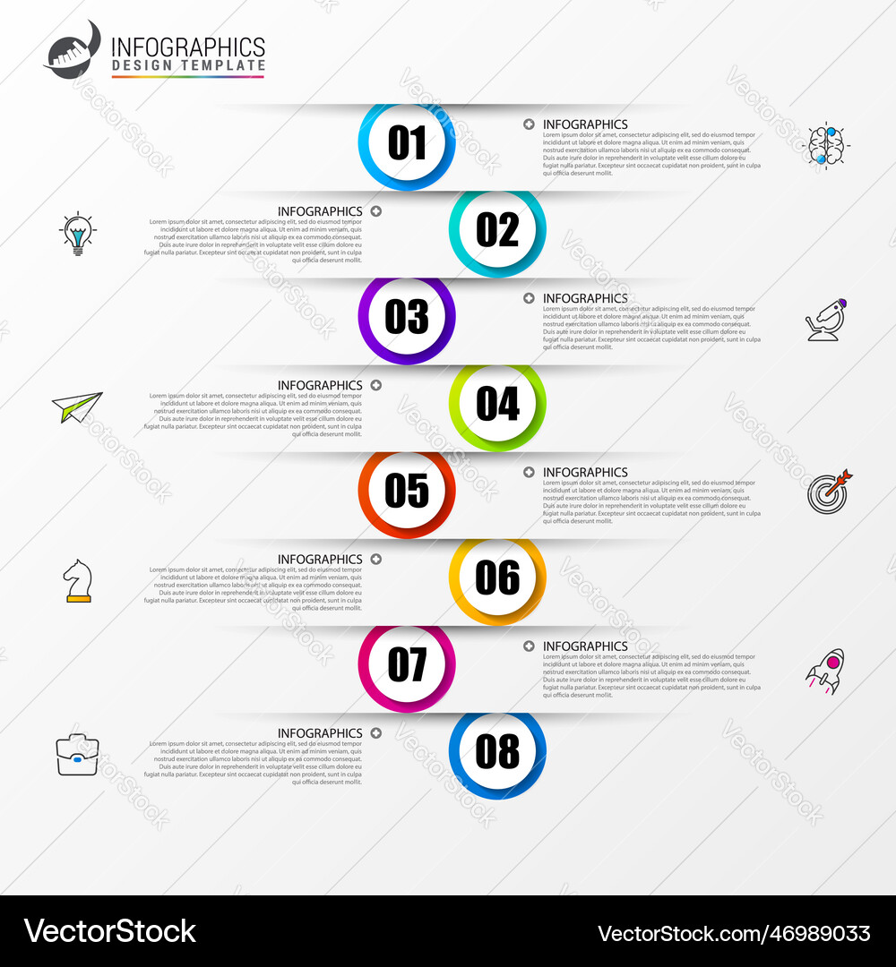 Timeline infographic design template business Vector Image
