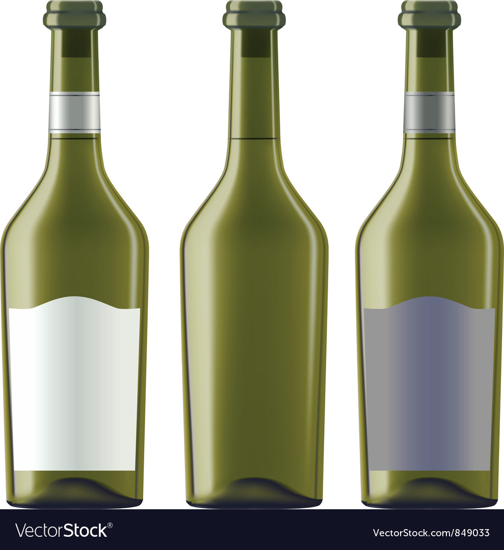 Wine bottle Royalty Free Vector Image - VectorStock