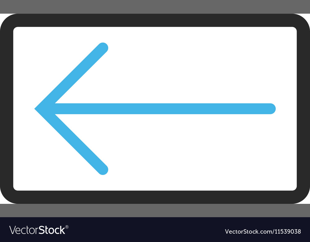 Arrow left framed icon