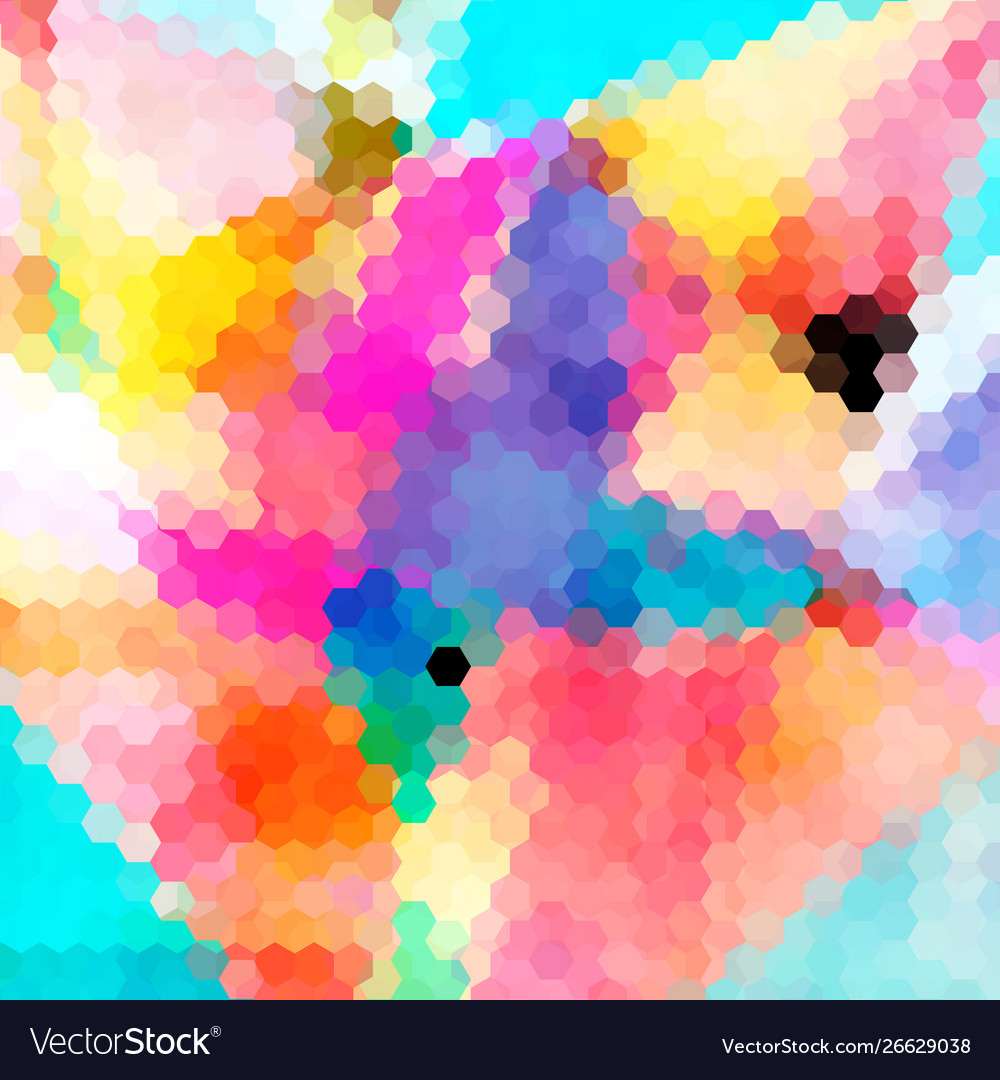 Bright abstract pattern polygons vector image Bright abstract pattern polygons