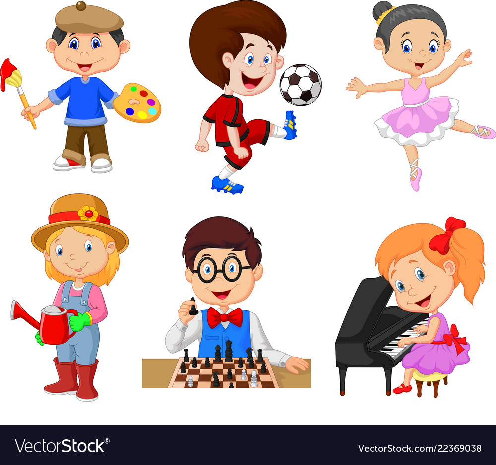 Hobby Persons. People of Creative Professions at Work. Artistic  Occupations, Retro Hobbies Cartoon Characters Vector Set Stock Vector -  Illustration of author, pastime: 137086191