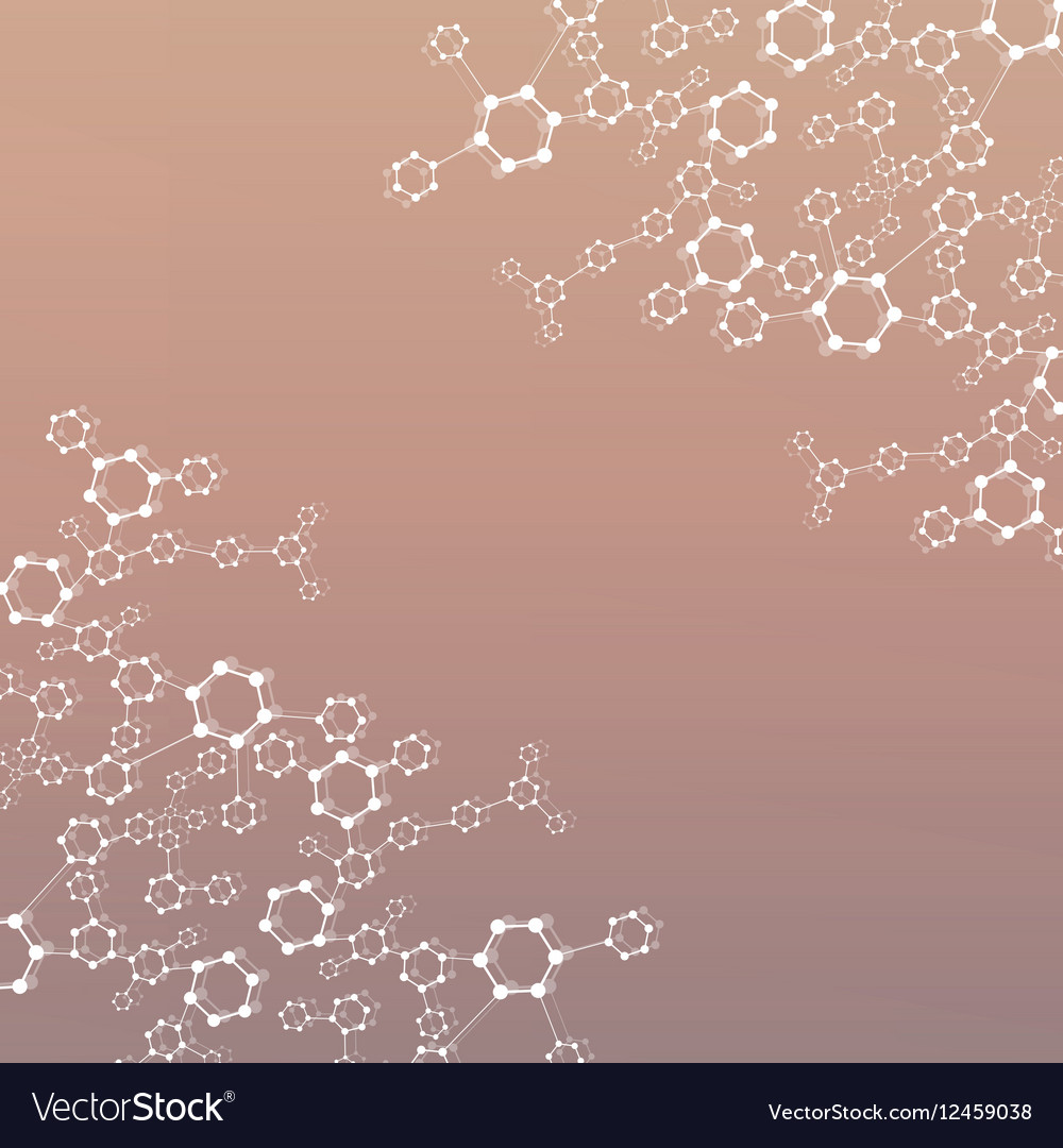 Geometric abstract background with connected line