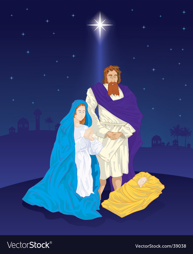 Nativity Royalty Free Vector Image - VectorStock