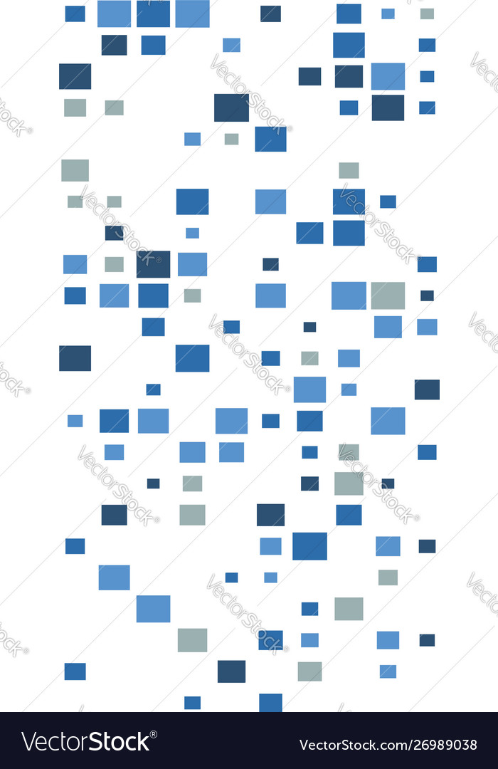Random squares mosaic pattern pixelated vector image Random squares mosaic pattern pixelated