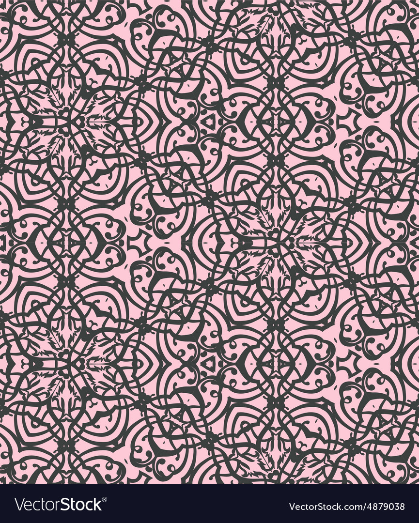 Retro decorative seamless pattern endless