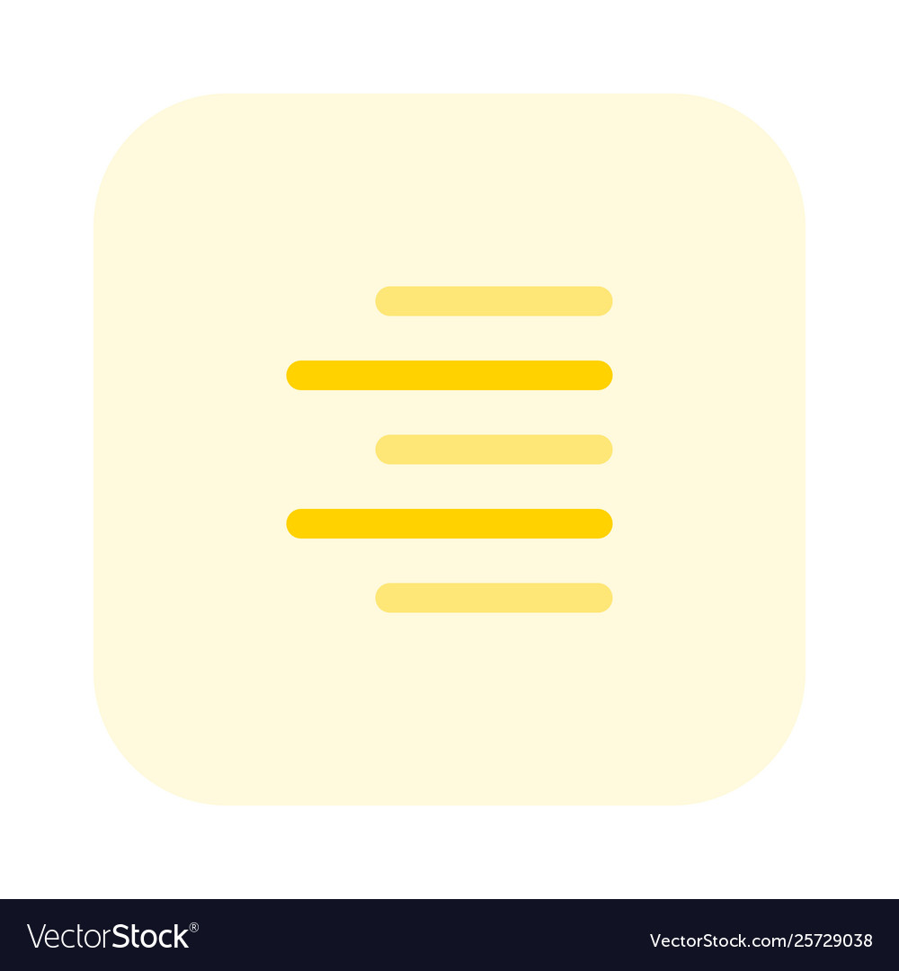 Right line alignment-page setup text paragraph