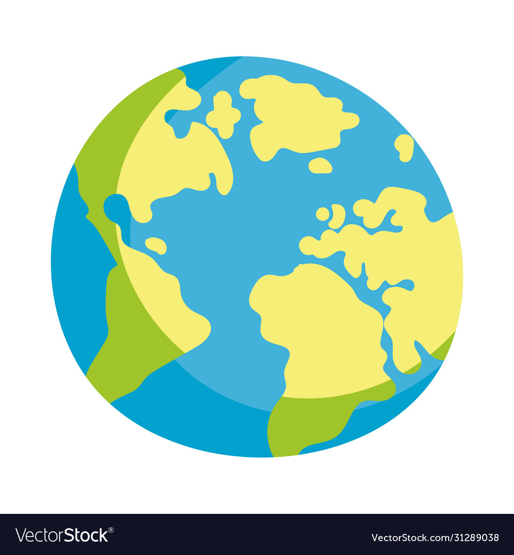 World map location isolated icon design Royalty Free Vector