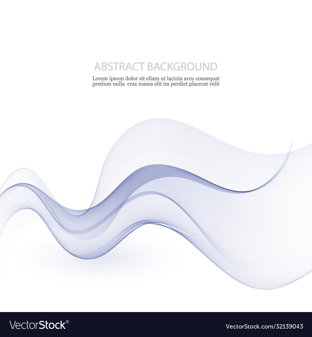 Abstract Blue Wave Background