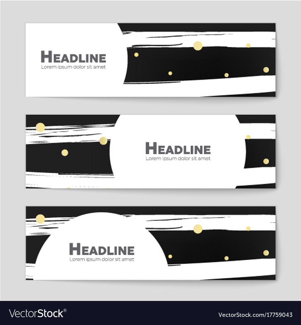 Abstract layout background set for art