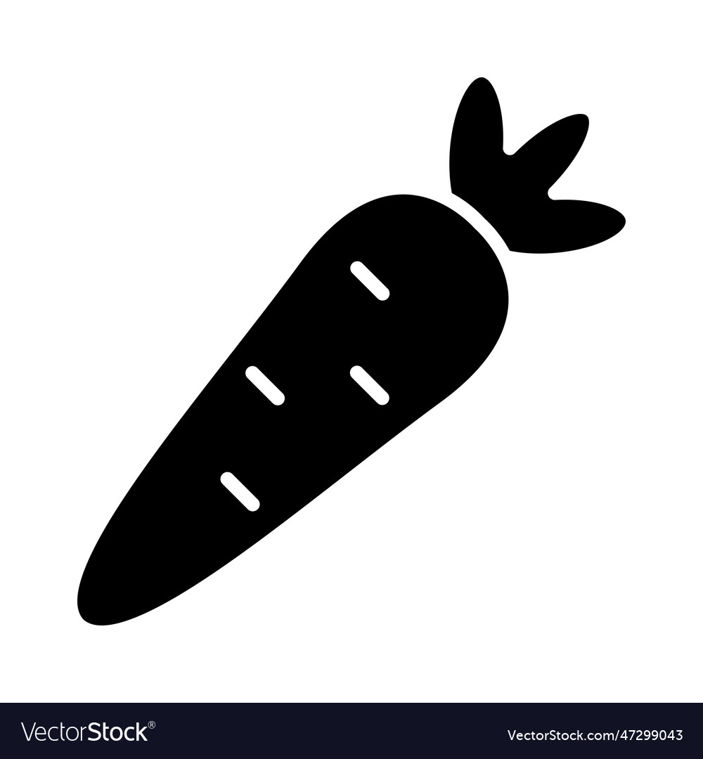 Carrot Glyph Icon For Personal And Commercial Use Vector Image carrot-glyph-icon-for-personal-and-commercial-use-vector-image