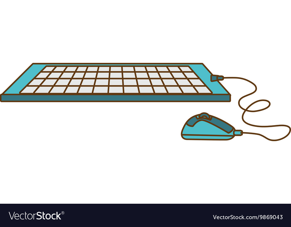 Computer keyboard mouse icon