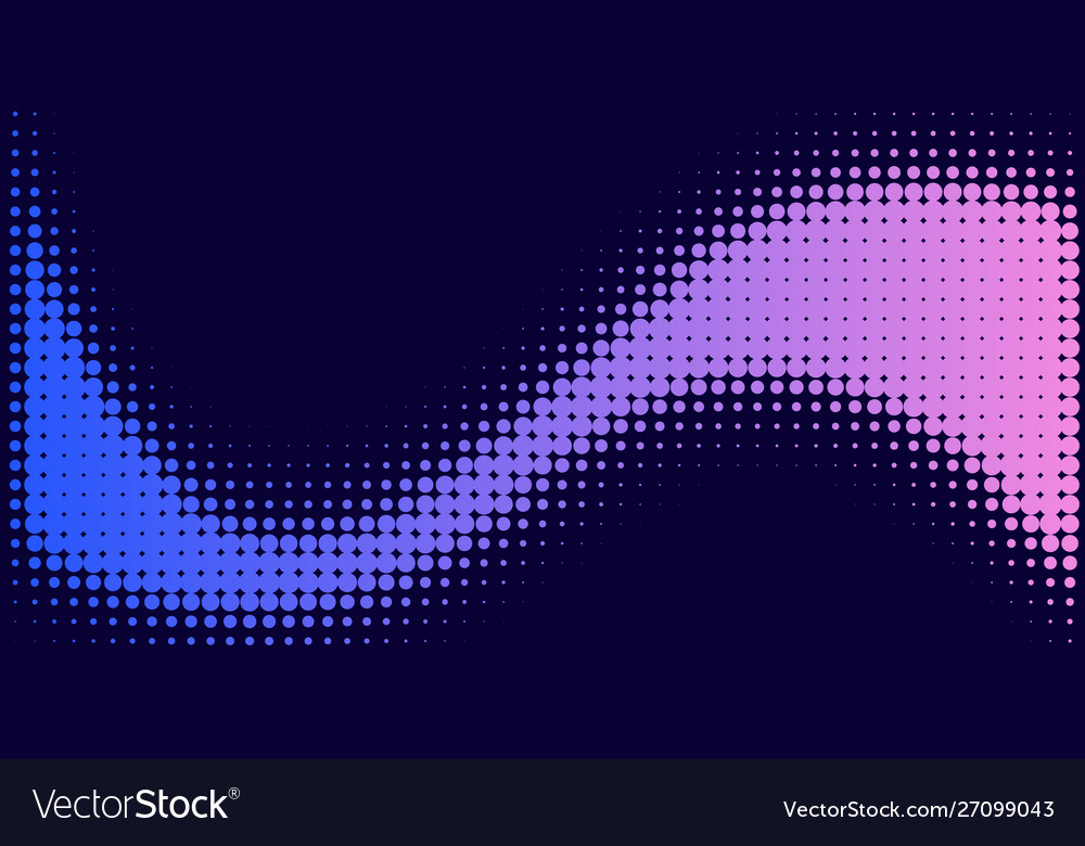 Gradient futuristic pattern