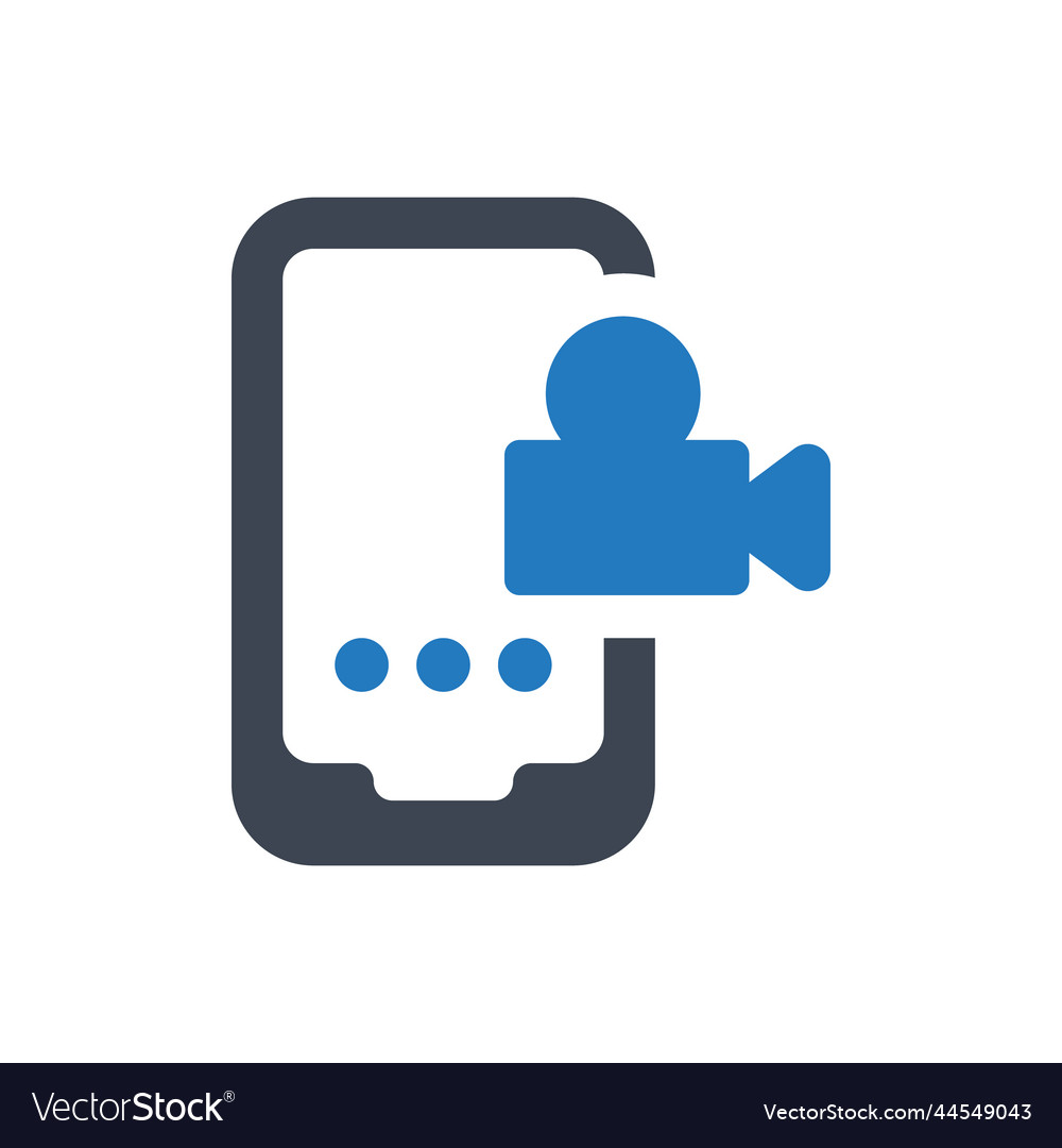 Mobile camera recorder icon