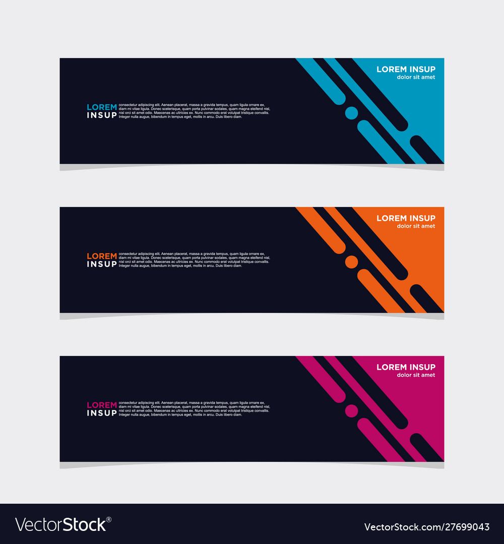 Modern banner web background abstract design