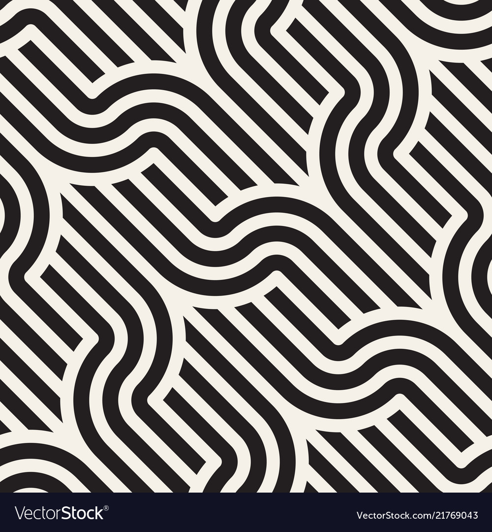 Modern Geometric Stripe Pattern