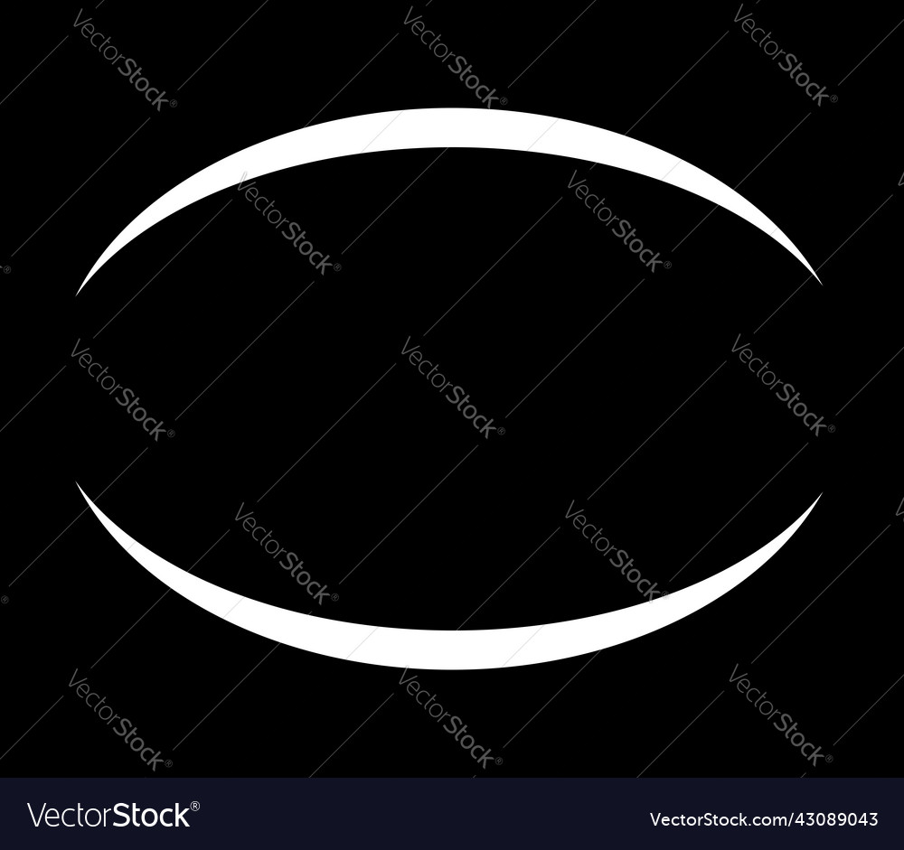 Oval ellipse empty frame border elliptical banner