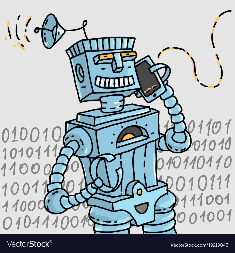 Robot bot transmits information