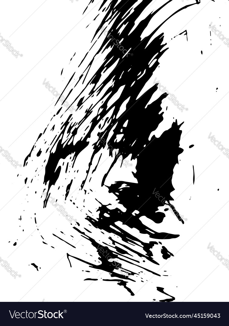 Rustic splash texture abstract background vector image Rustic splash texture abstract background