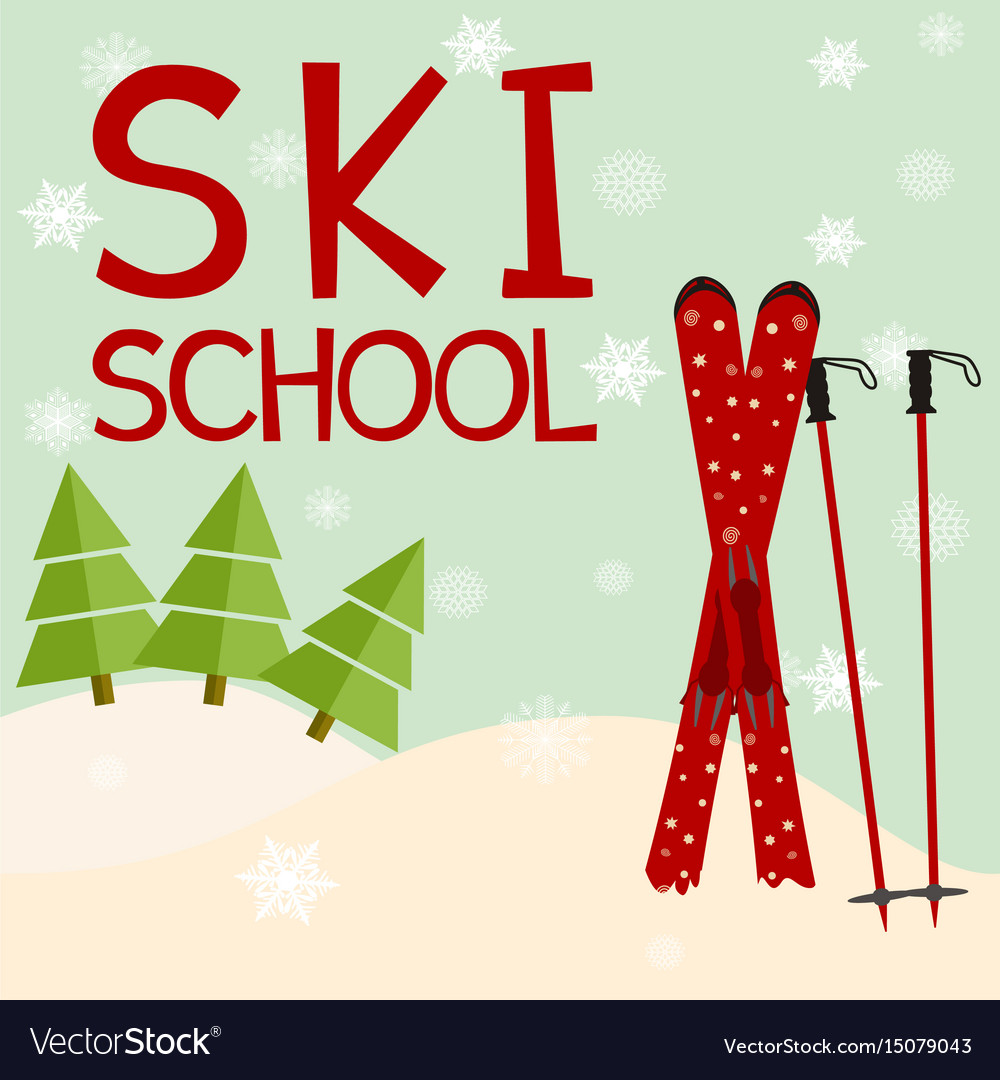 Ski school education training mentoring logo