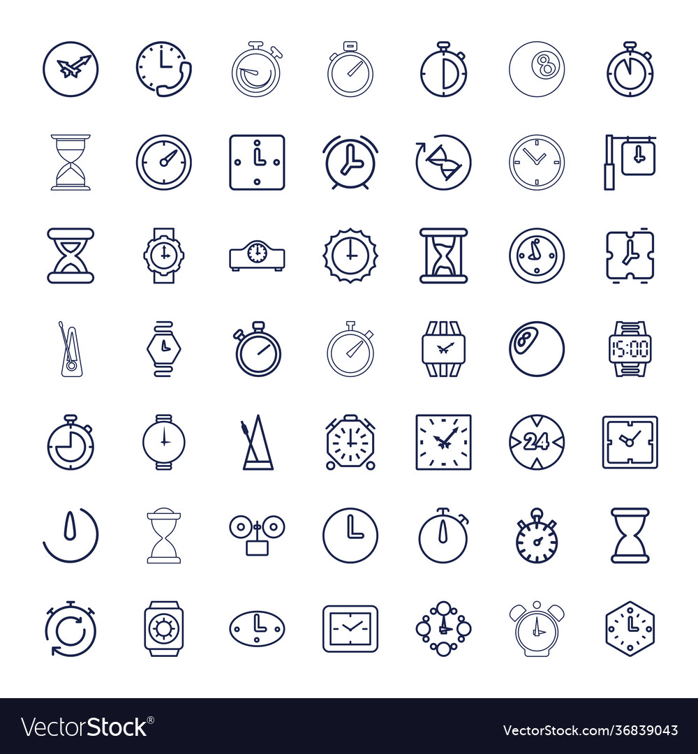 Timer icons