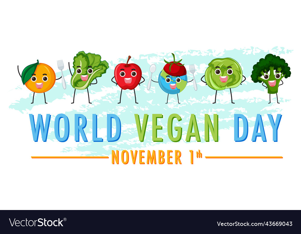 World vegan day banner design