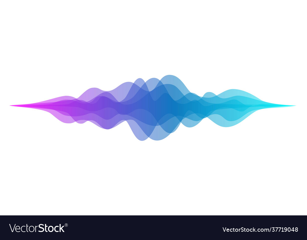Abstract Sound Wave Background