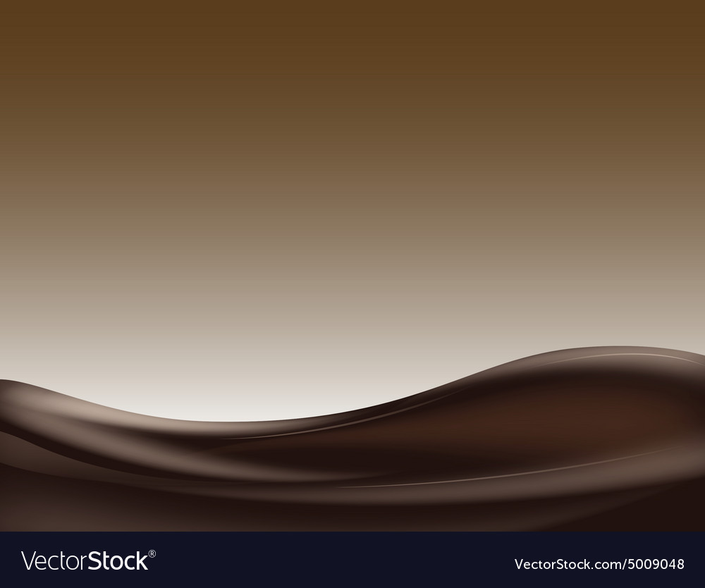 Dark chocolate wave