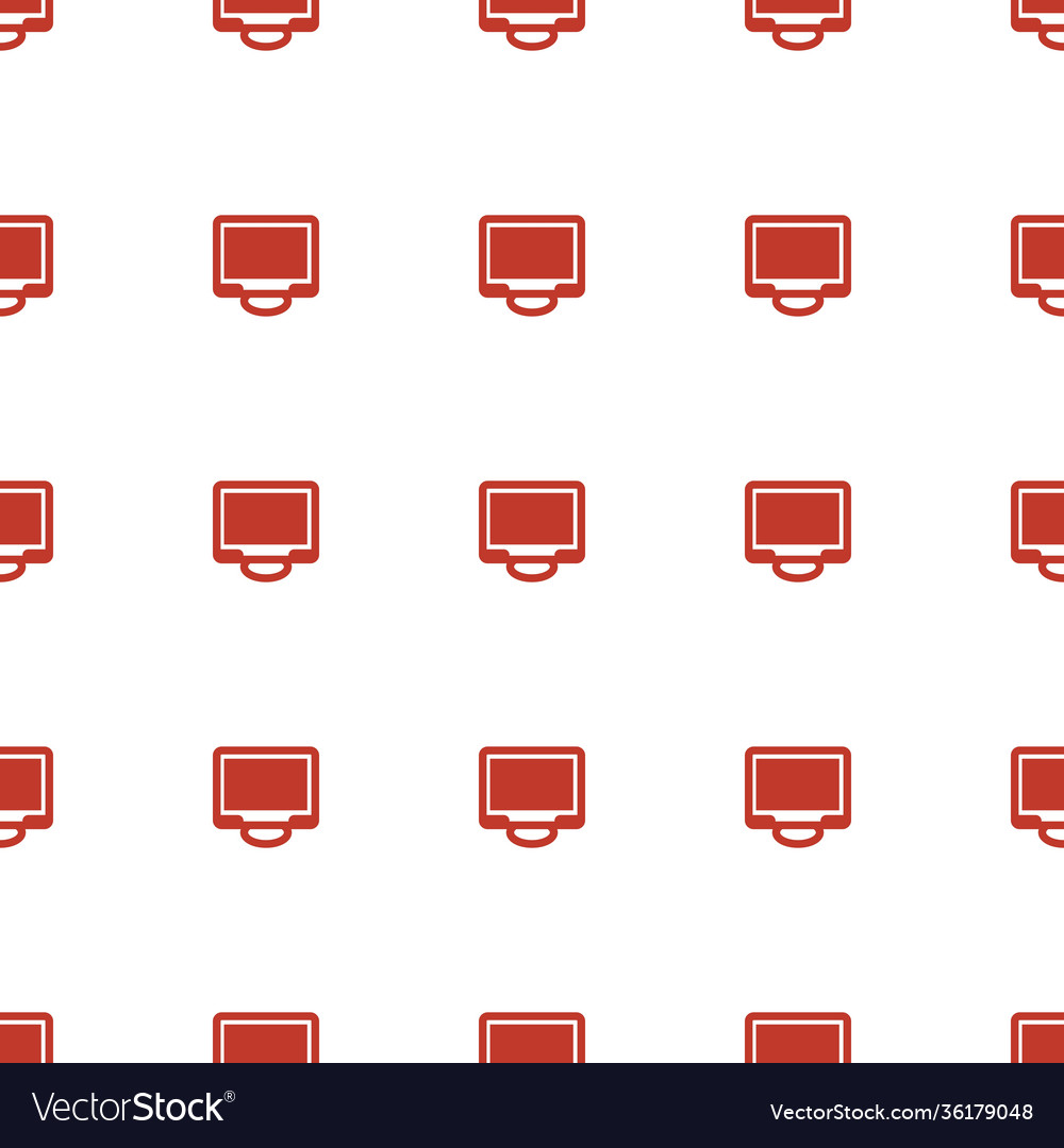 Display icon pattern seamless white background