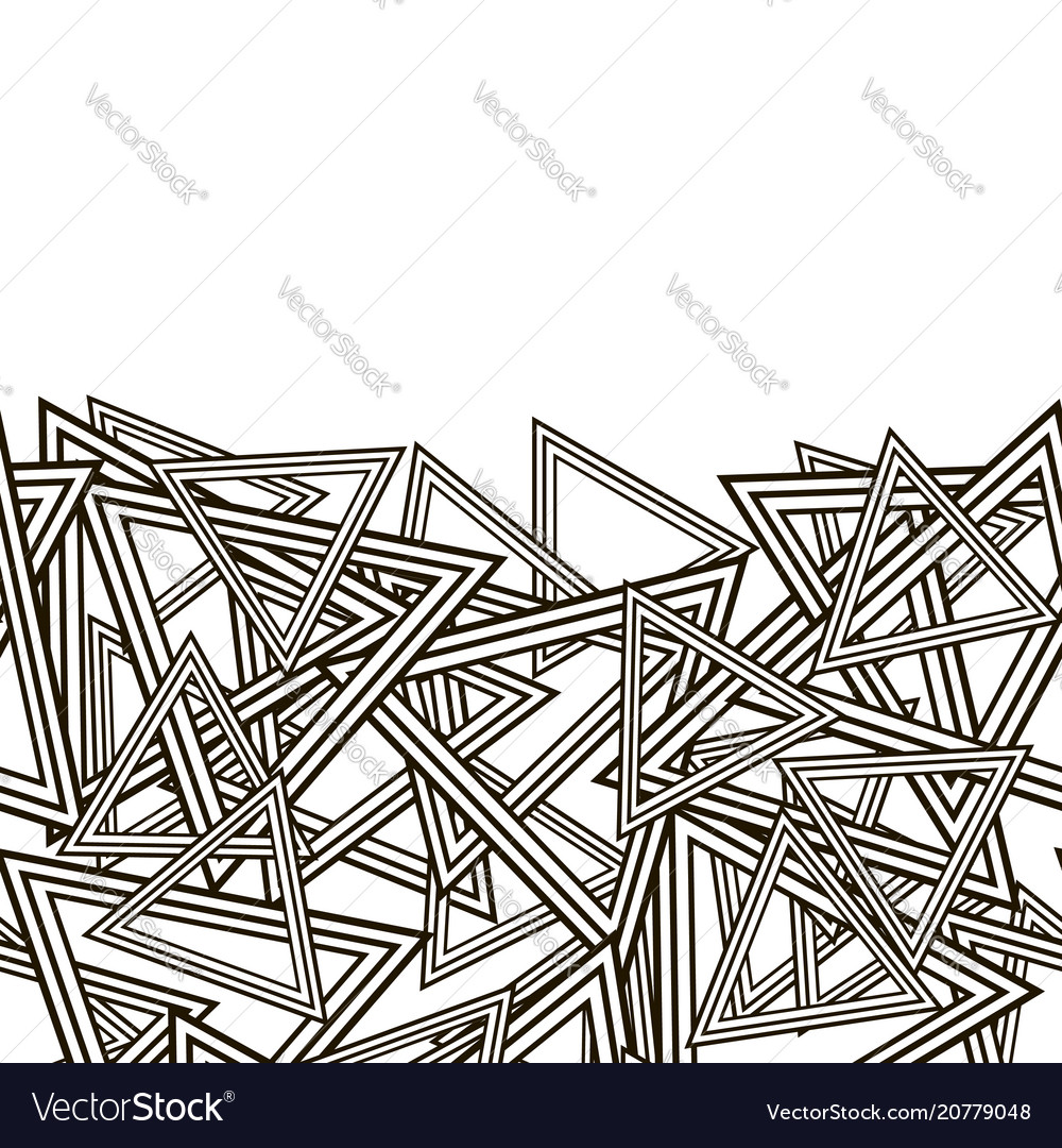 Geometric Triangles Pattern