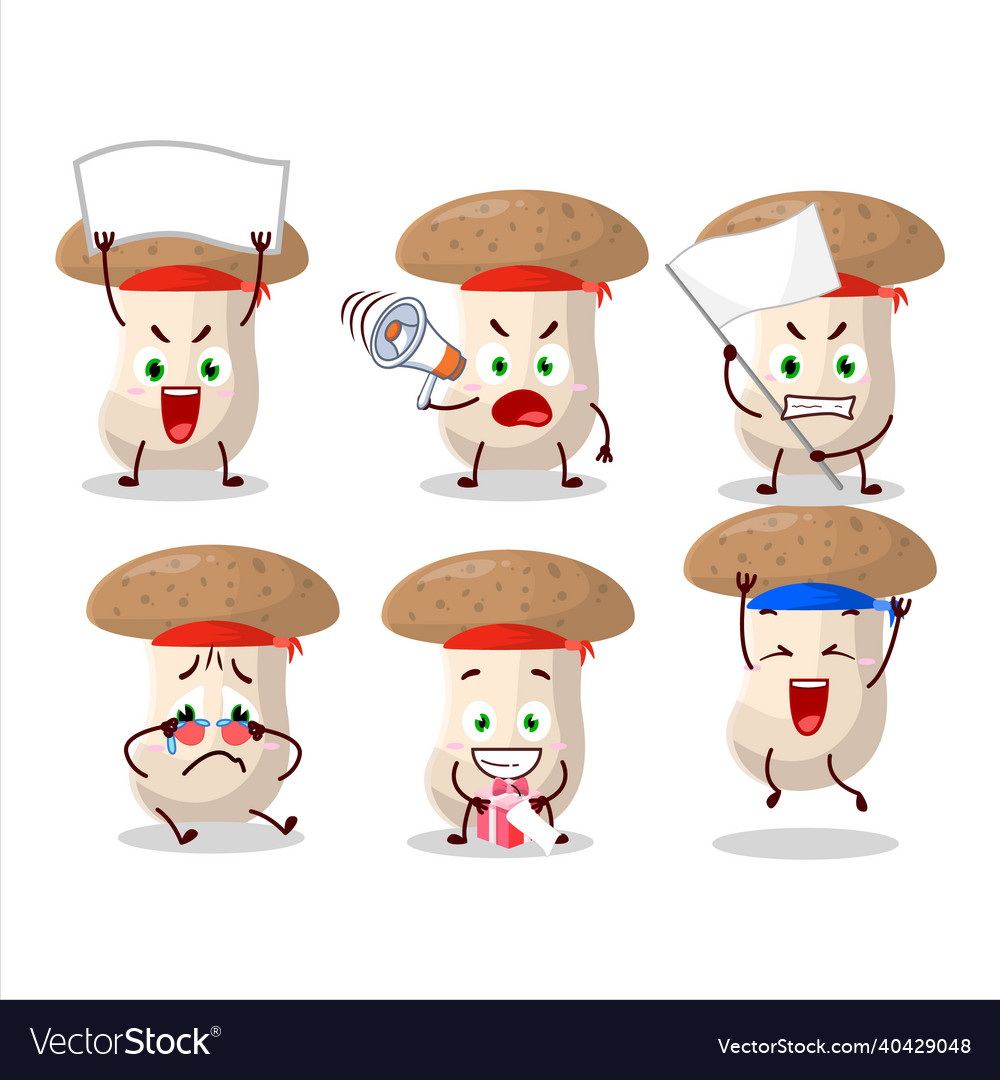 Mascot design style of shimeji character Vector Image