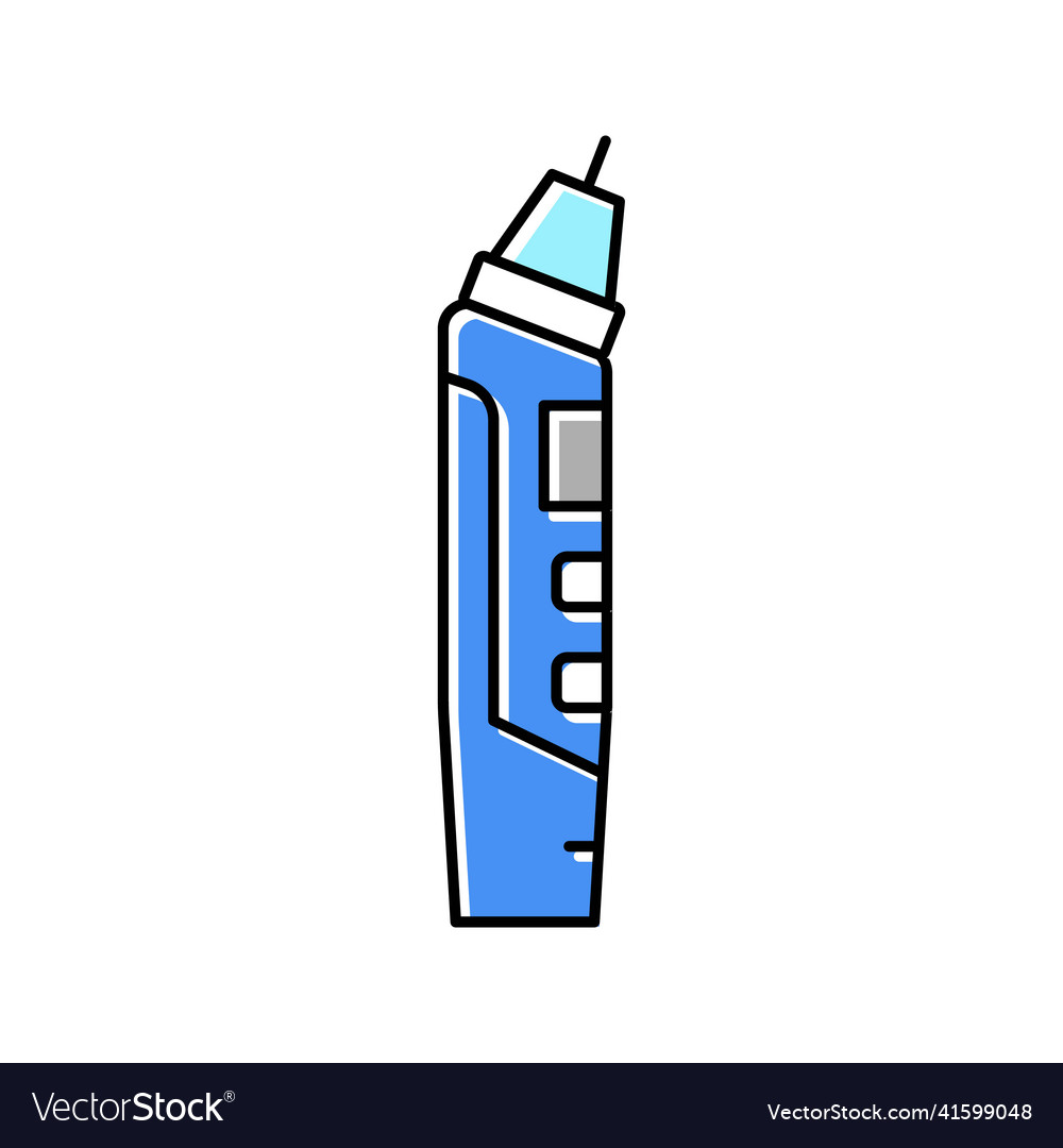 Nozzle suction baby color icon