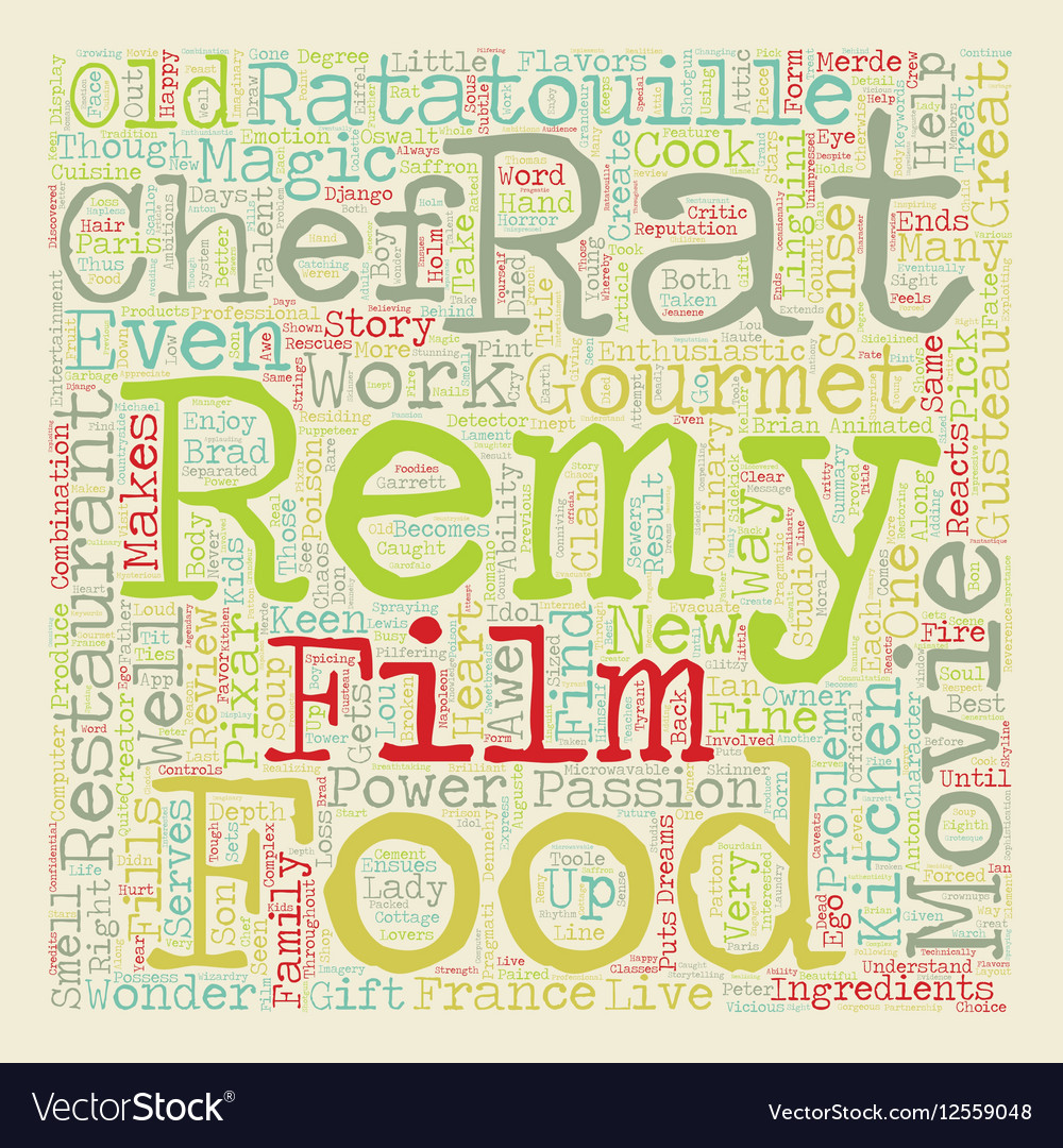 ratatouille movie font