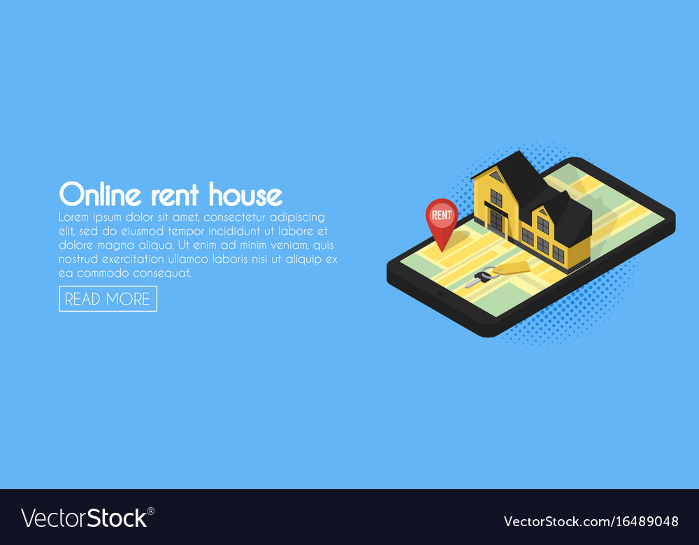 real estate online searching isometric flat web searching the web