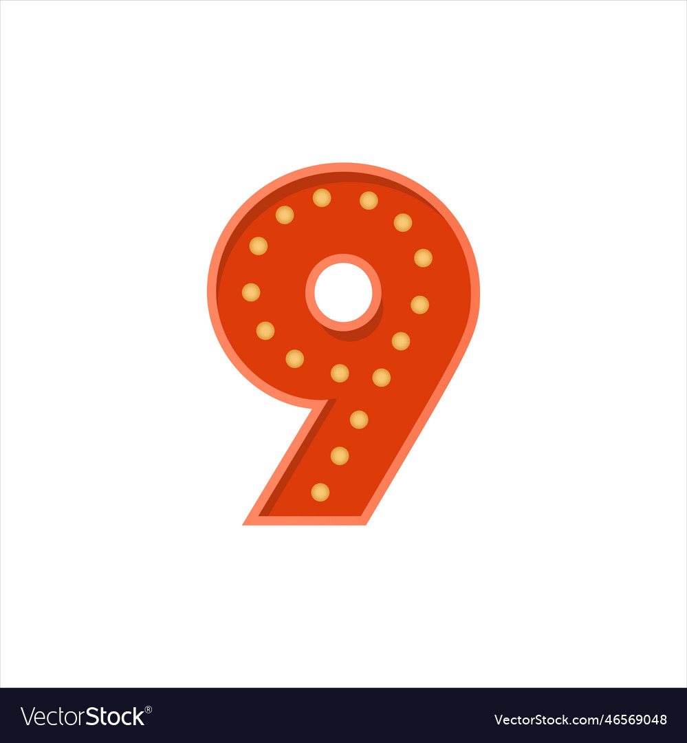 Retro Style Numbers Royalty Free Vector Image Vectorstock Retro Style Numbers Royalty Free Vector Image Vectorstock