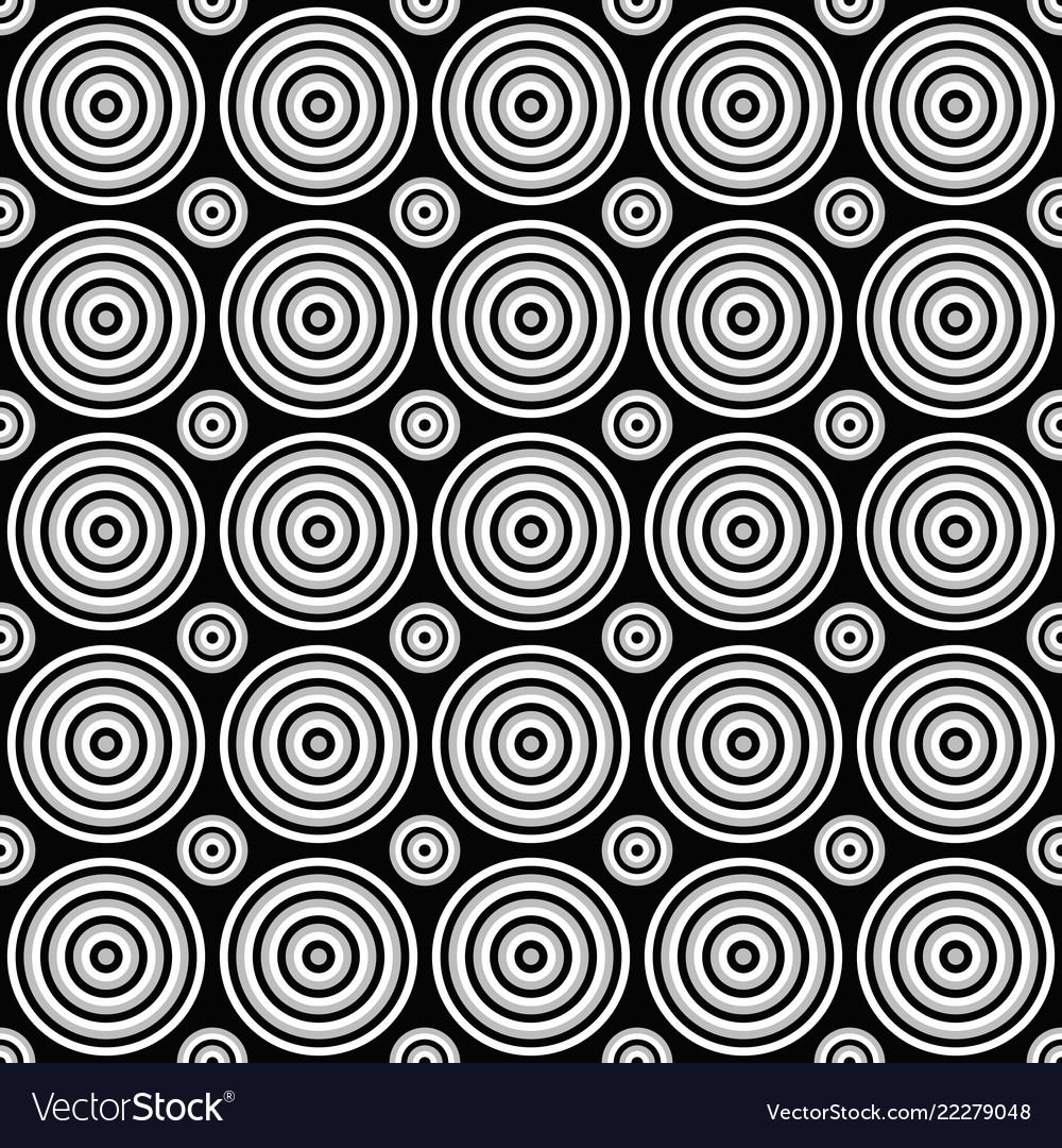 Seamless abstract circle pattern background vector image Seamless abstract circle pattern background