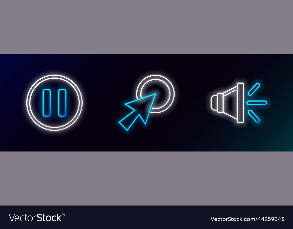 Set line speaker volume pause button and arrow