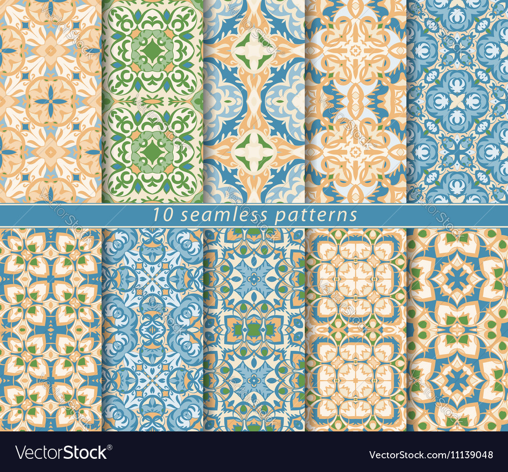 Set of seamless pattern