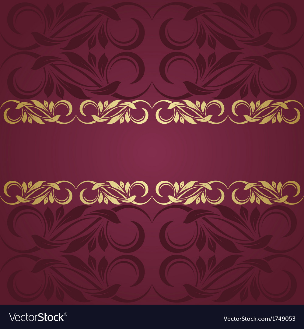 Gold frame Royalty Free Vector Image - VectorStock