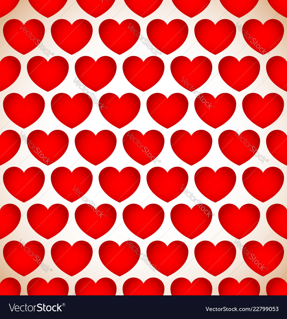 Repeatable heart pattern background eps 10