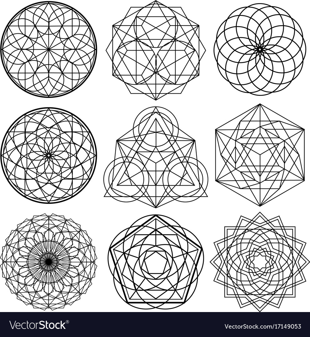 sacred geometry vector