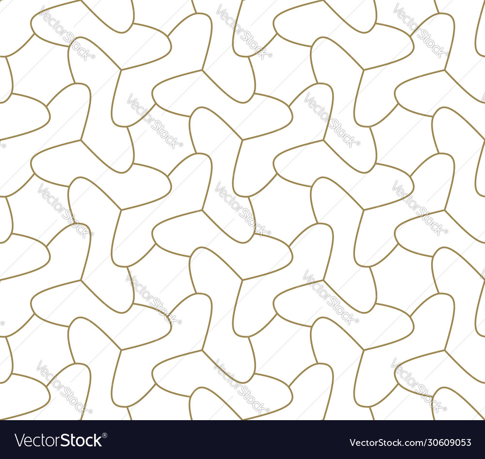Seamless pattern with abstract geometric line vector image Seamless pattern with abstract geometric line